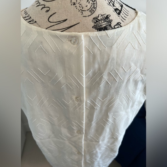 Two BR Blouses (White & Mustard) - Picture 9 of 10